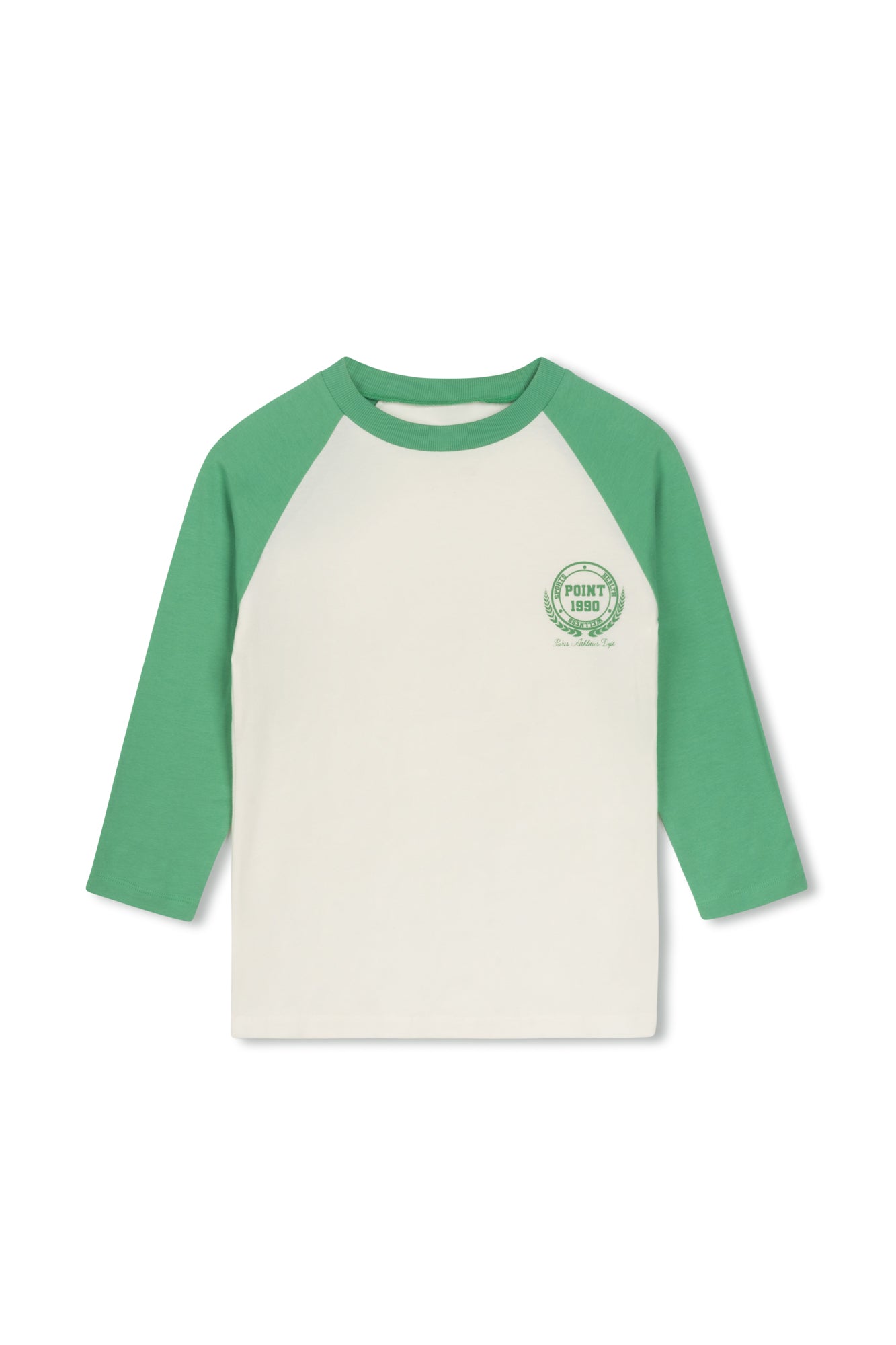 Point 3/4 Raglan Baseball Tee