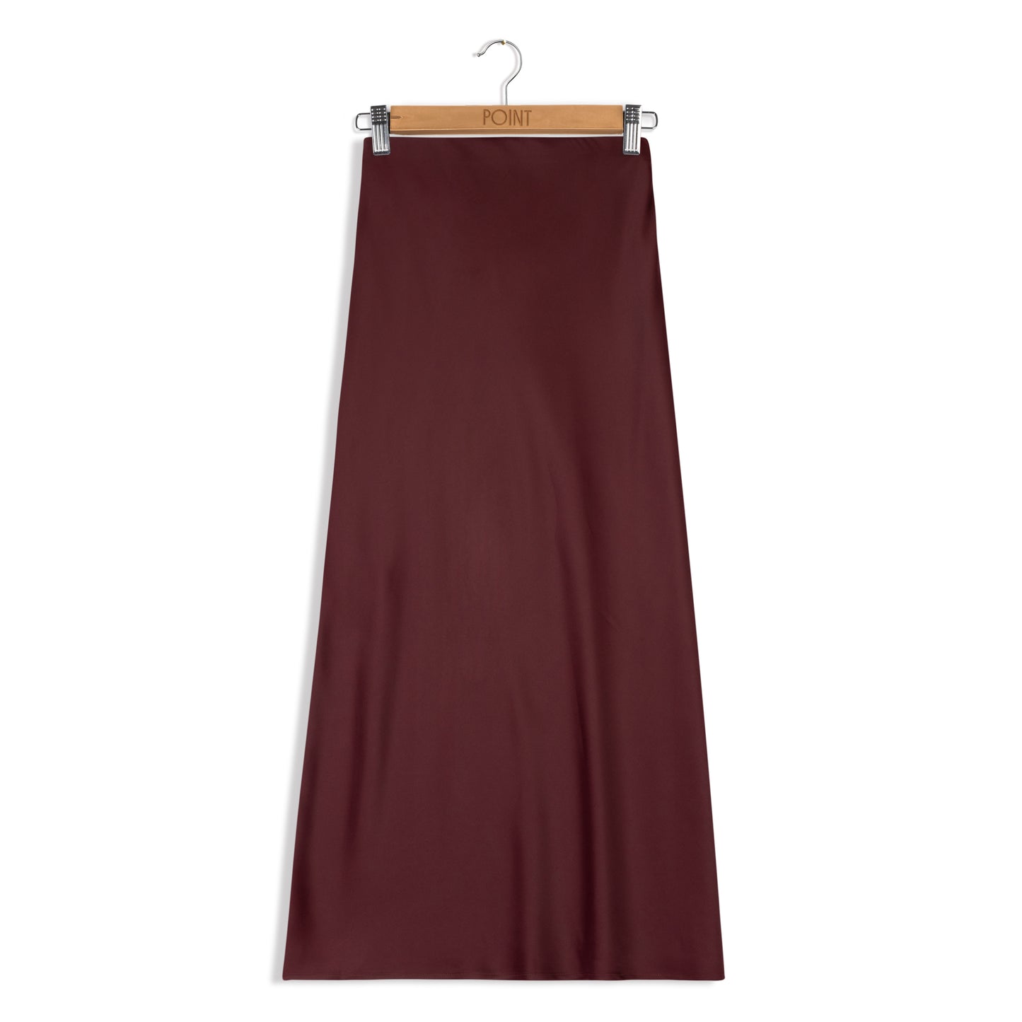 point maxi slip skirt