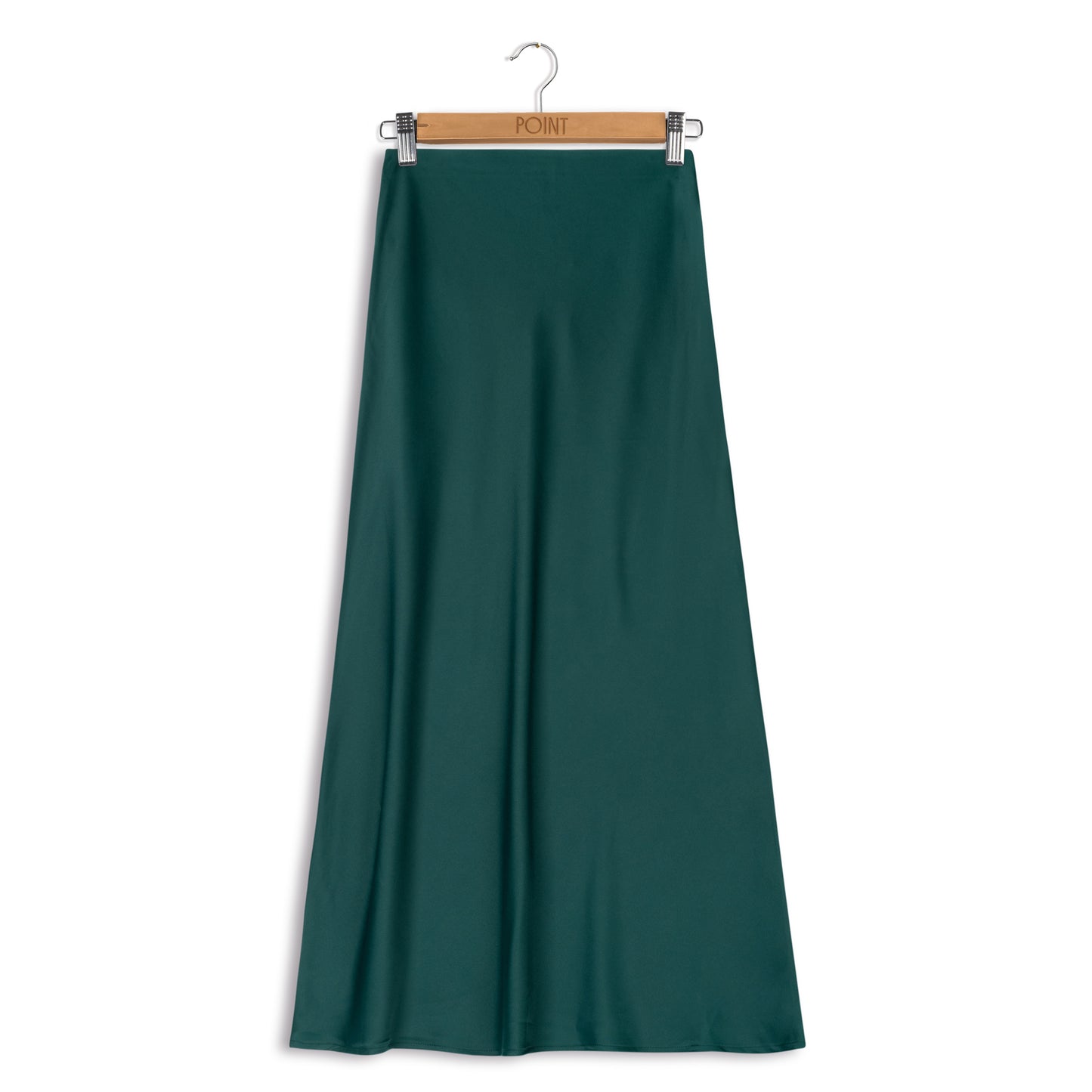 point maxi slip skirt