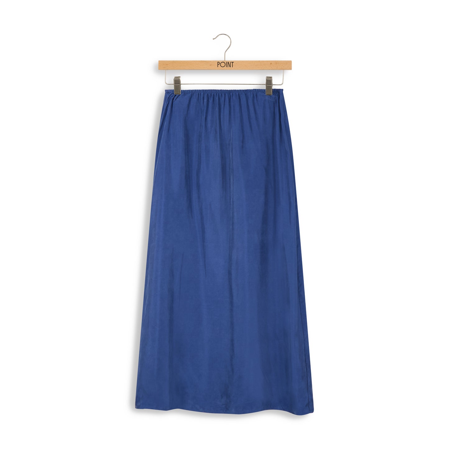 point suede aline slip skirt