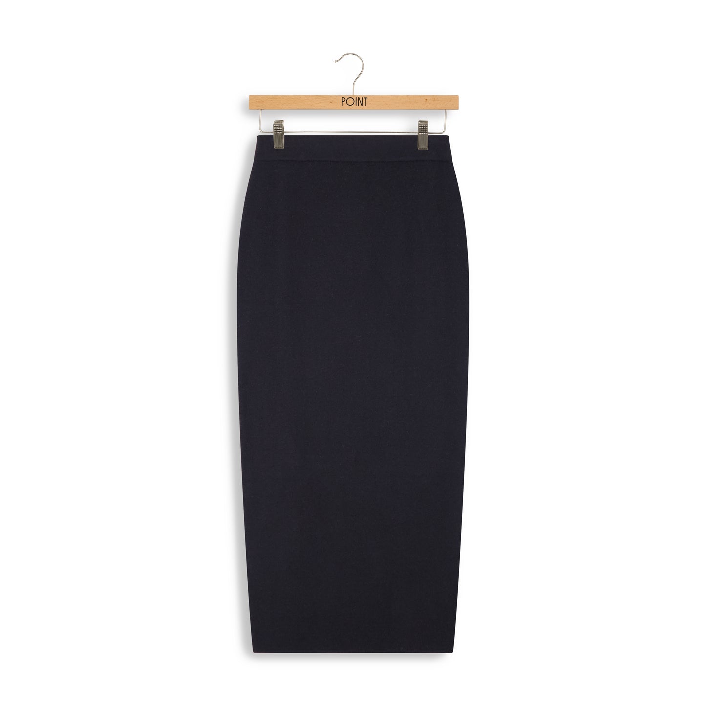 point jacquard straight skirt