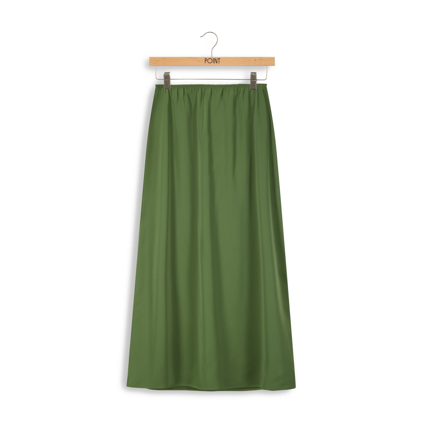 point satin aline slip skirt