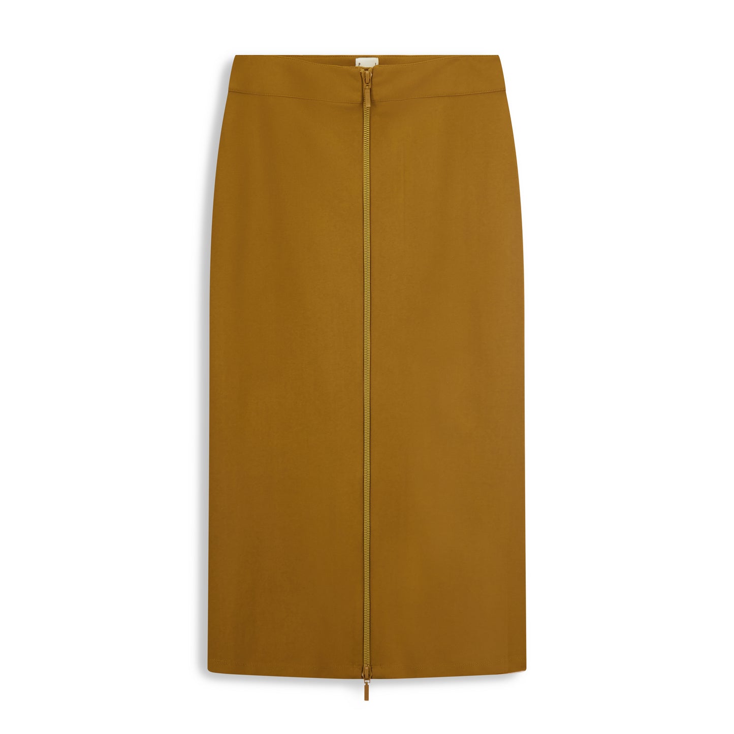 point ponte zip up skirt