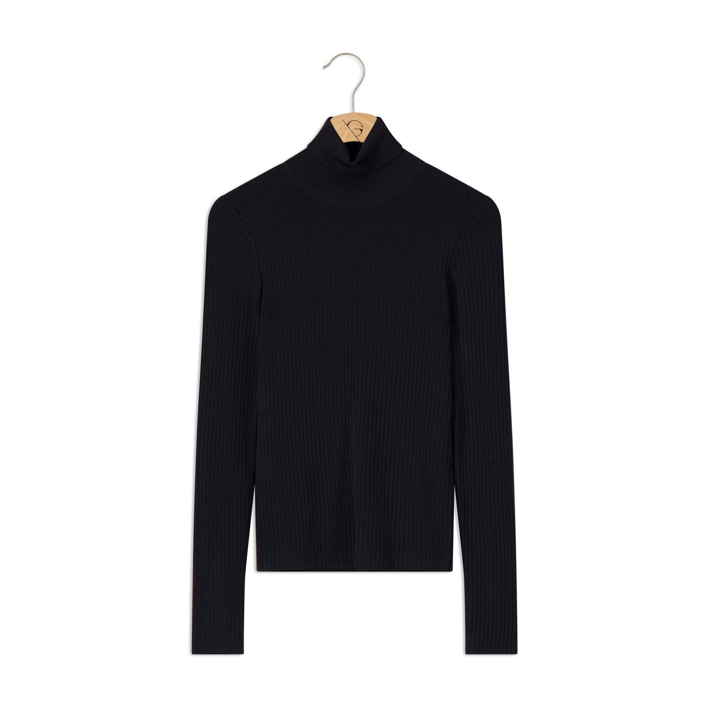 point luxe ribbed turtleneck