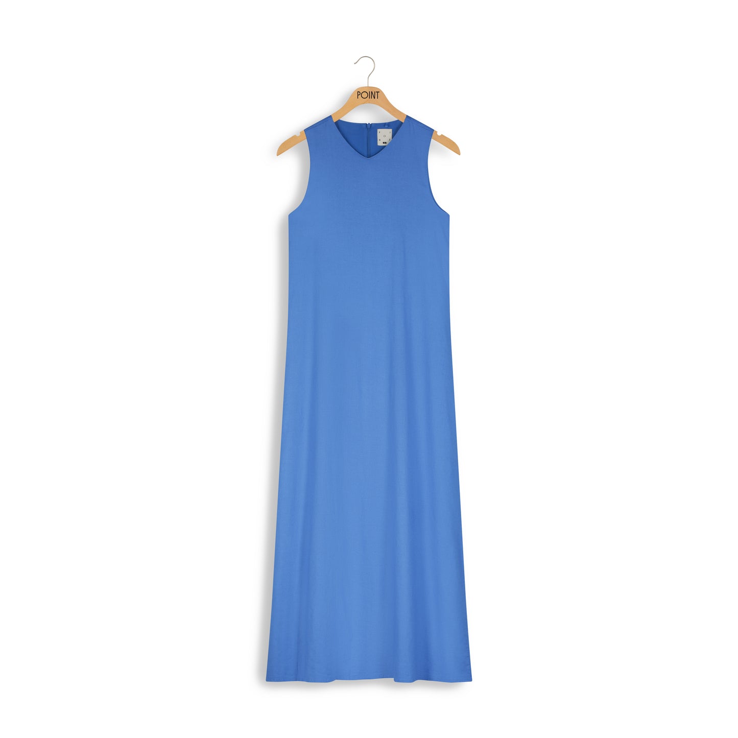 point vneck maxi dress