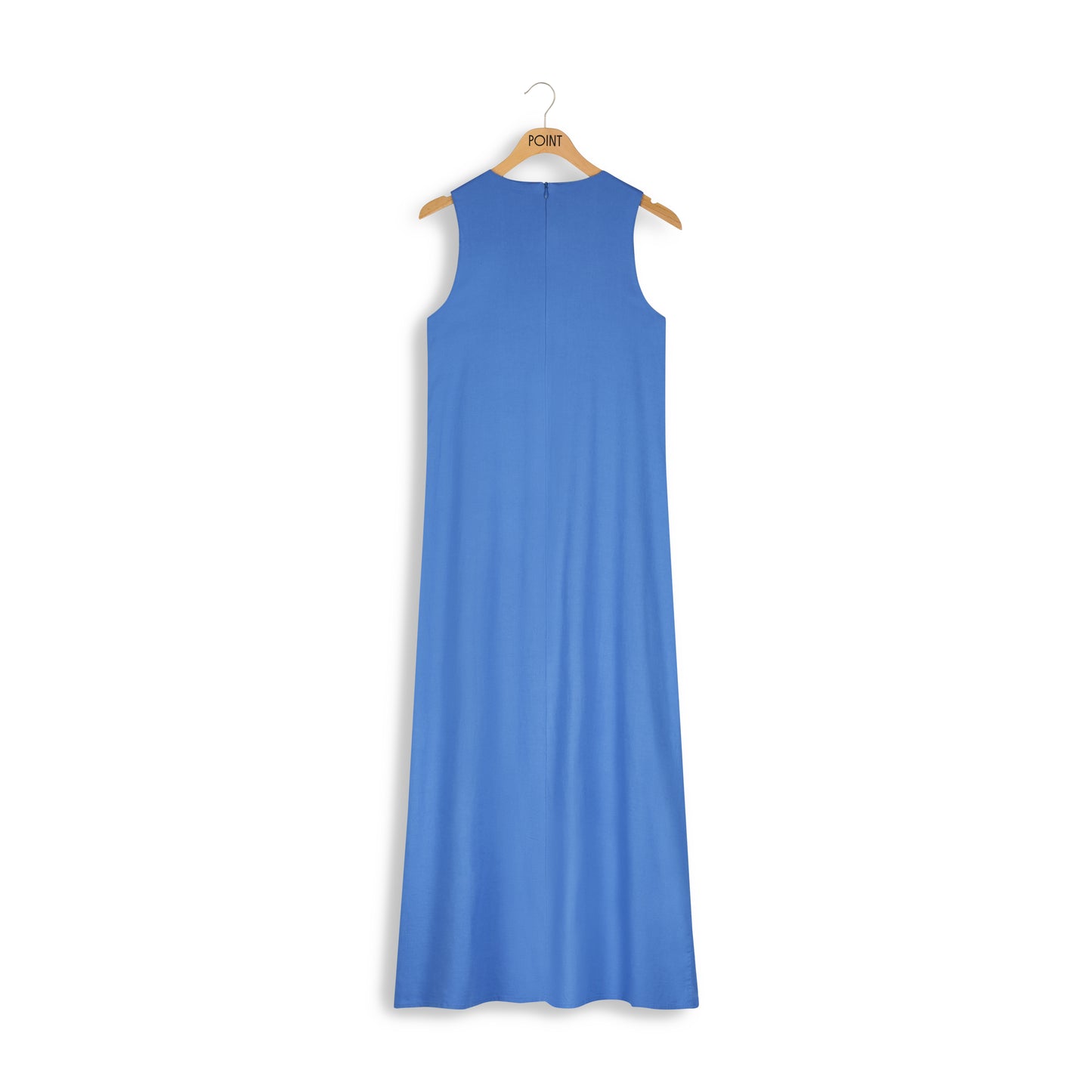 point vneck maxi dress