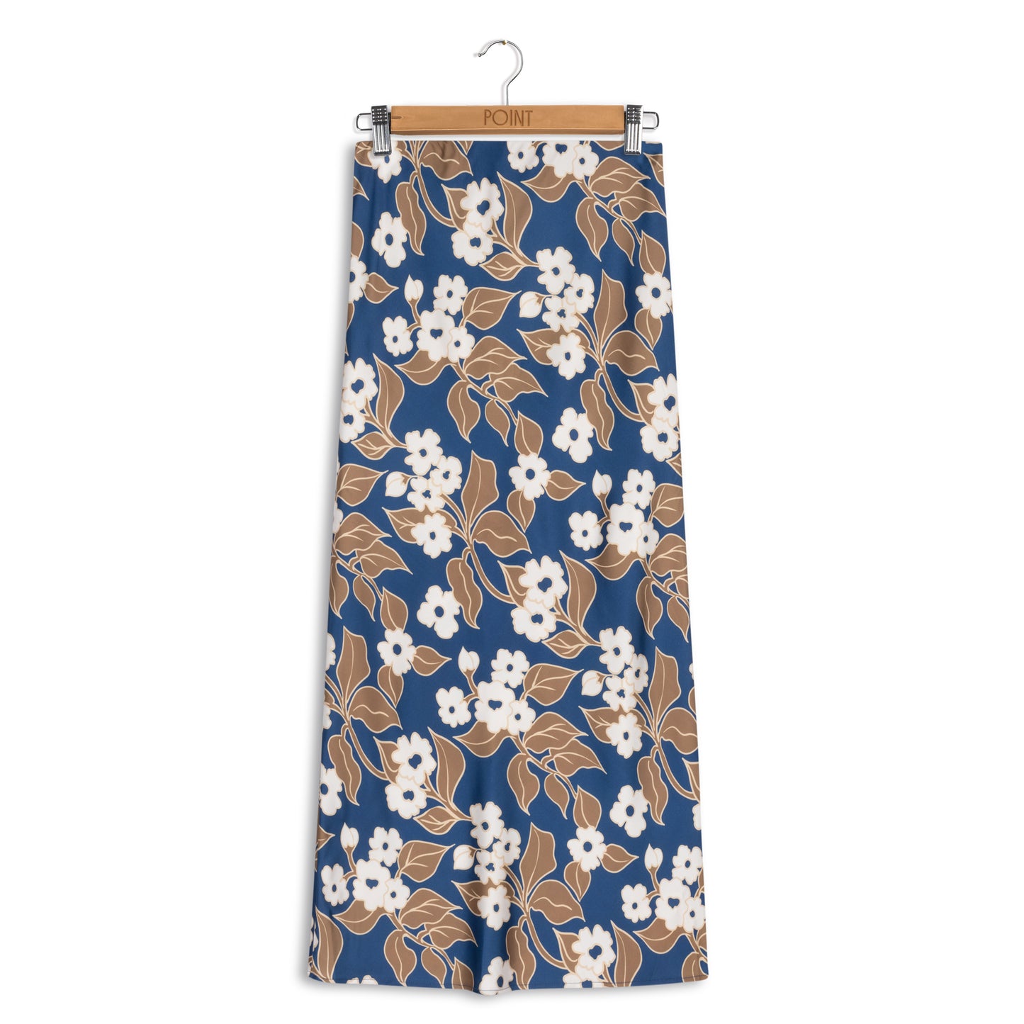 point printed slip skirt