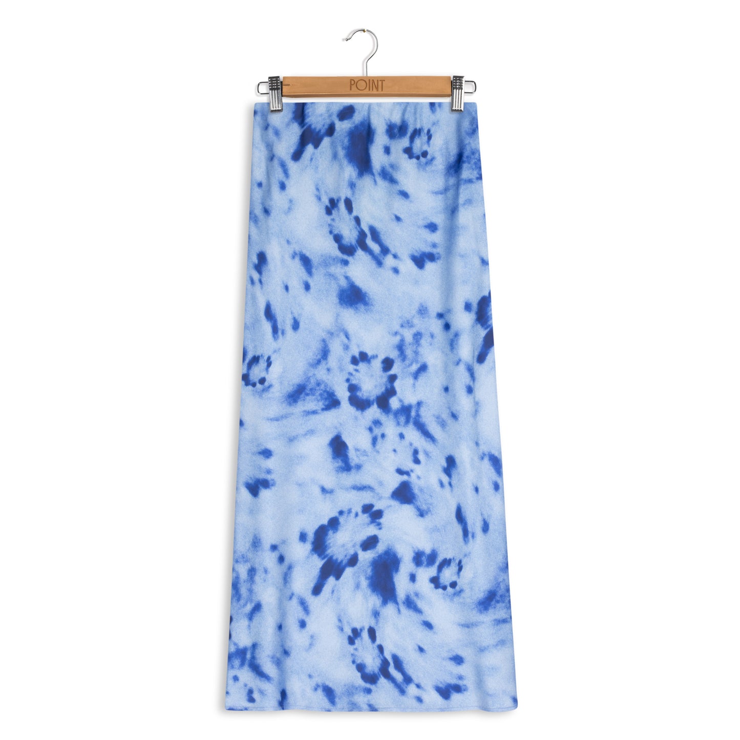 point printed slip skirt