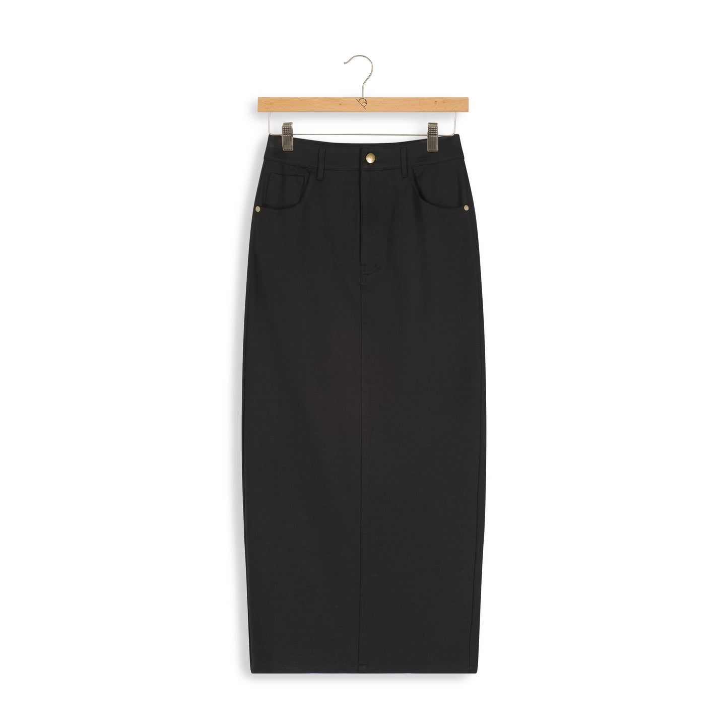 Long Straight Ponte Skirt