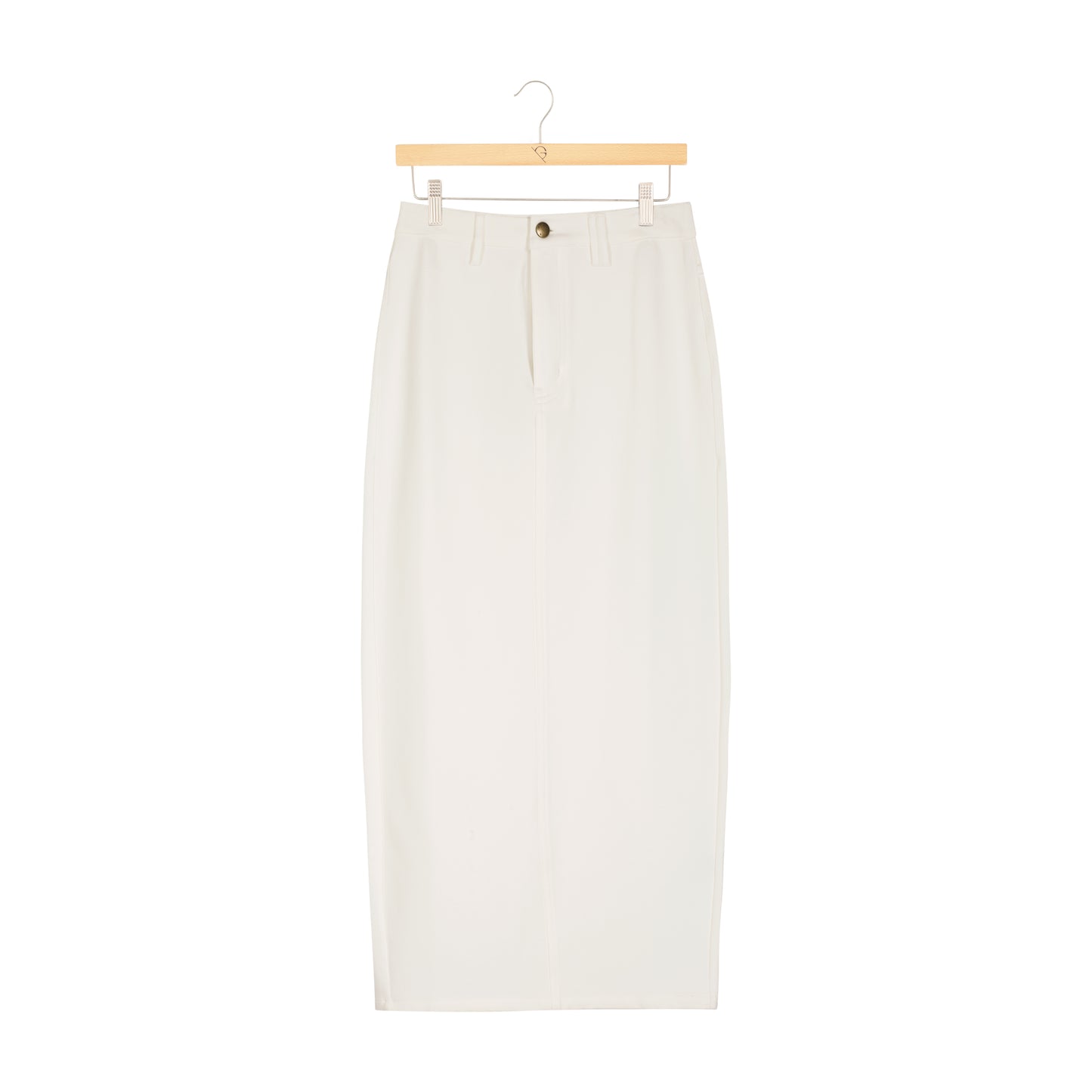 Long Straight Ponte Skirt