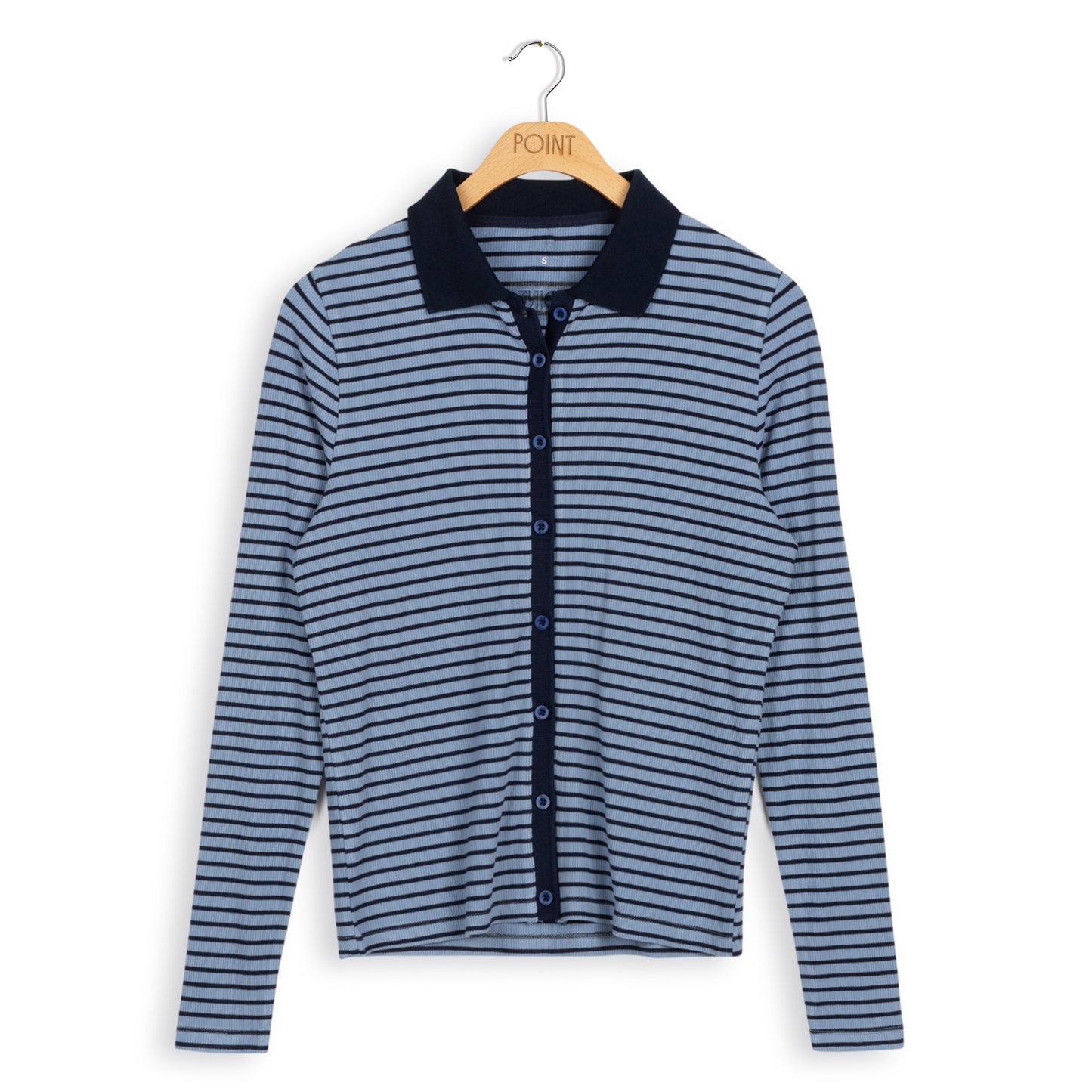 point stripe polo