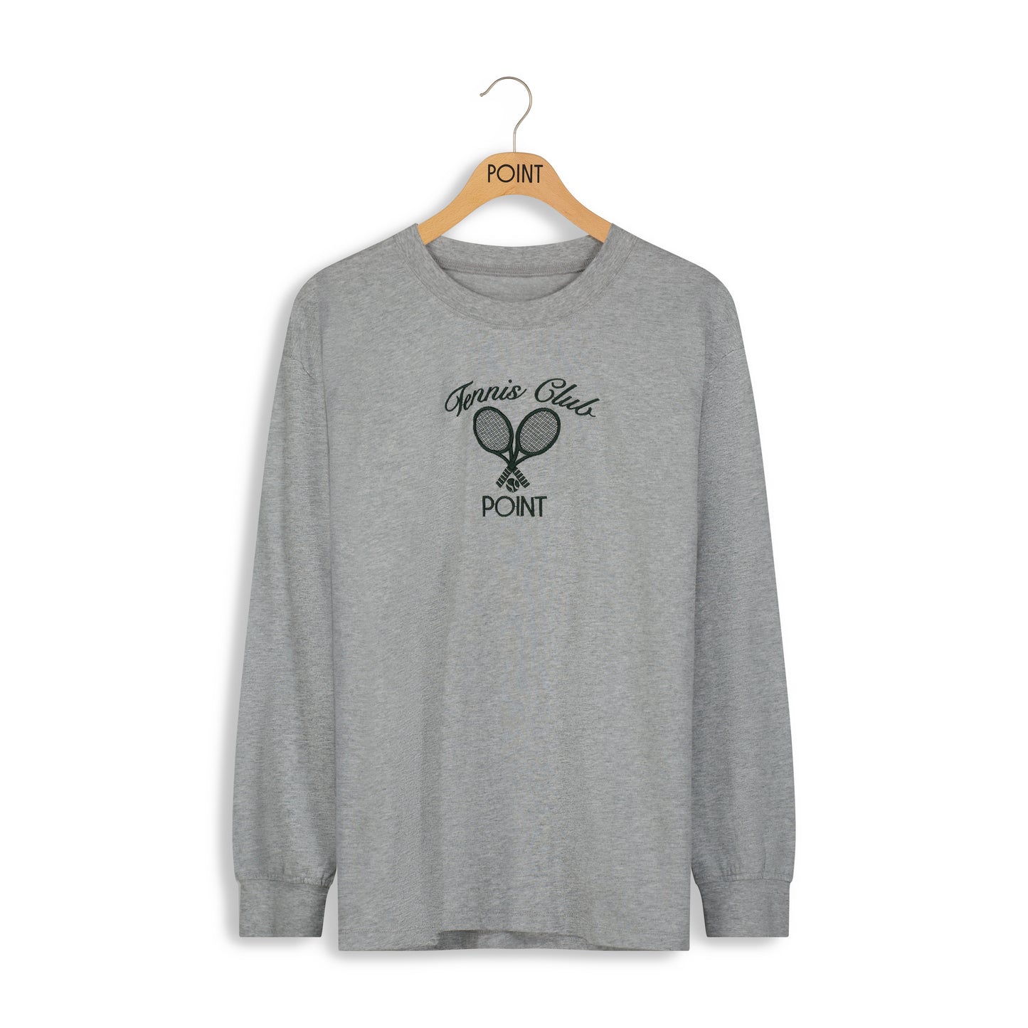 point tennis long sleeve tee