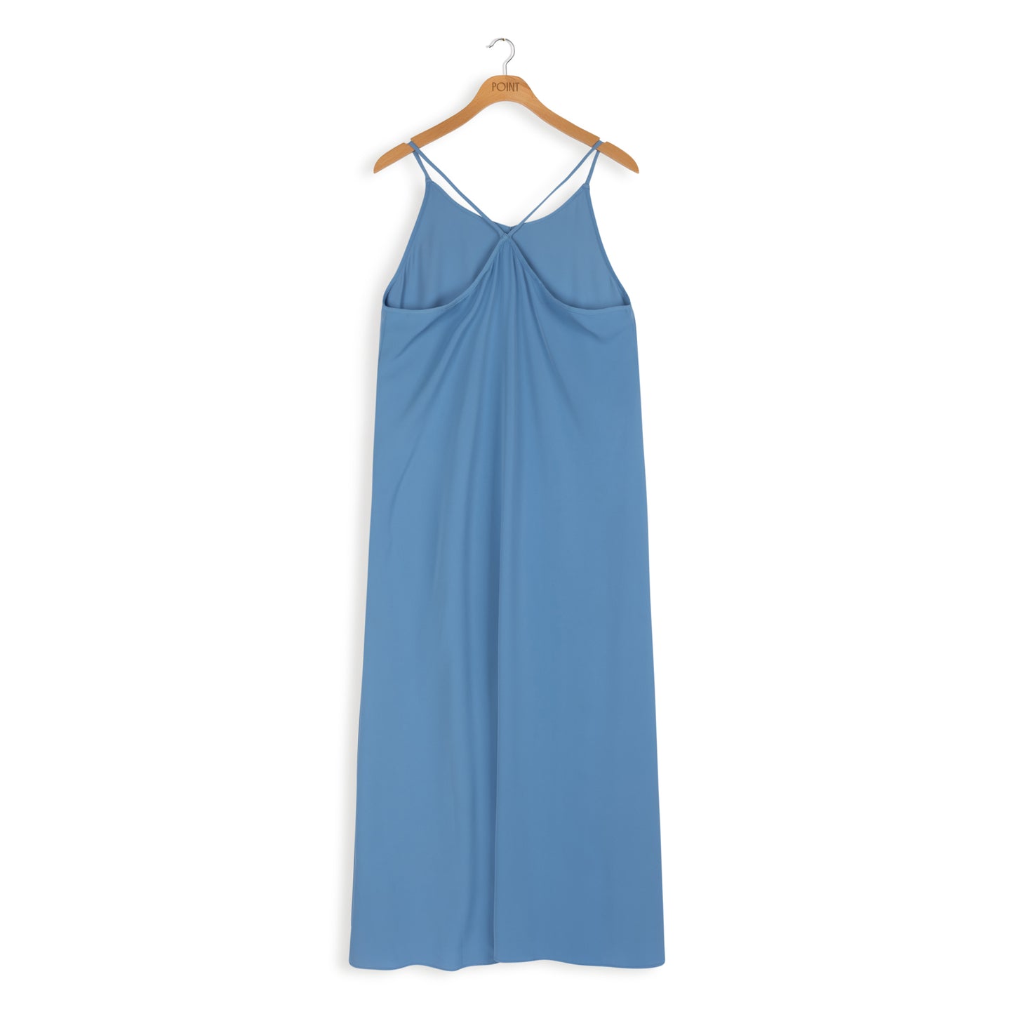 point hi low slip dress