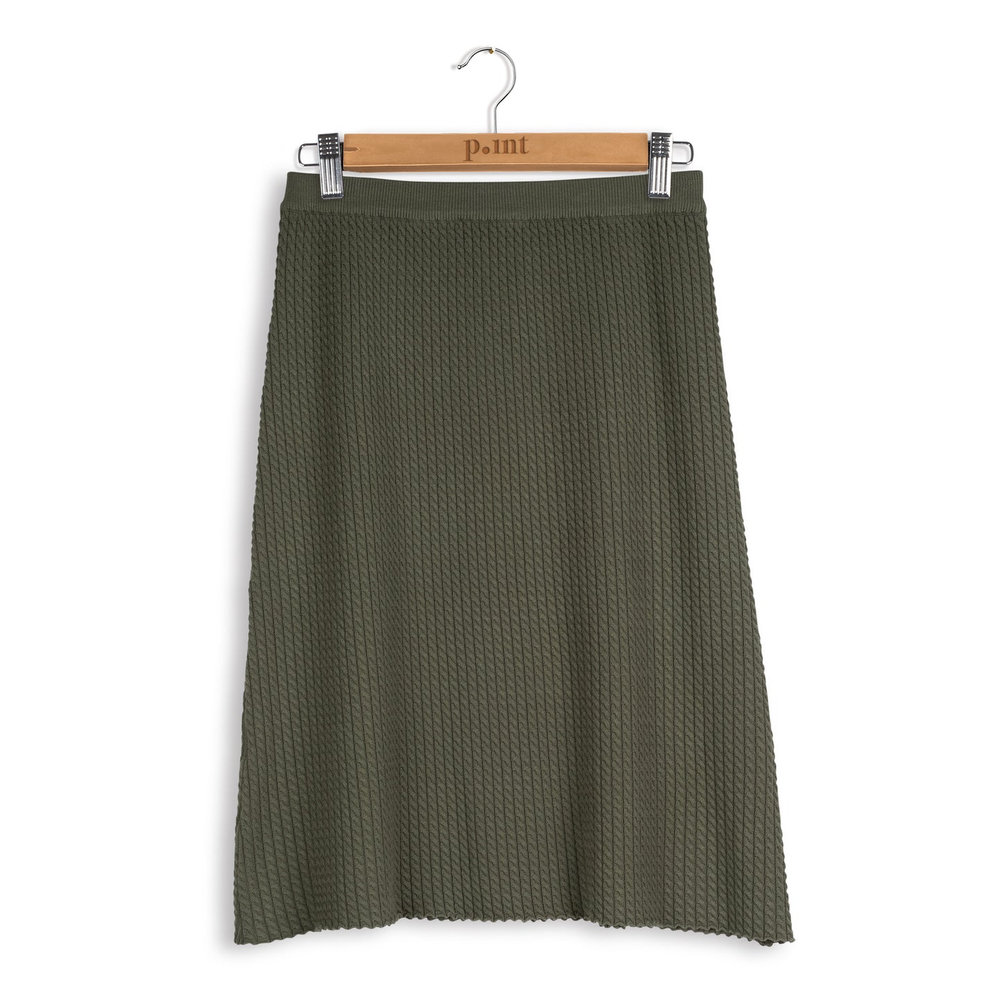 point cable aline skirt