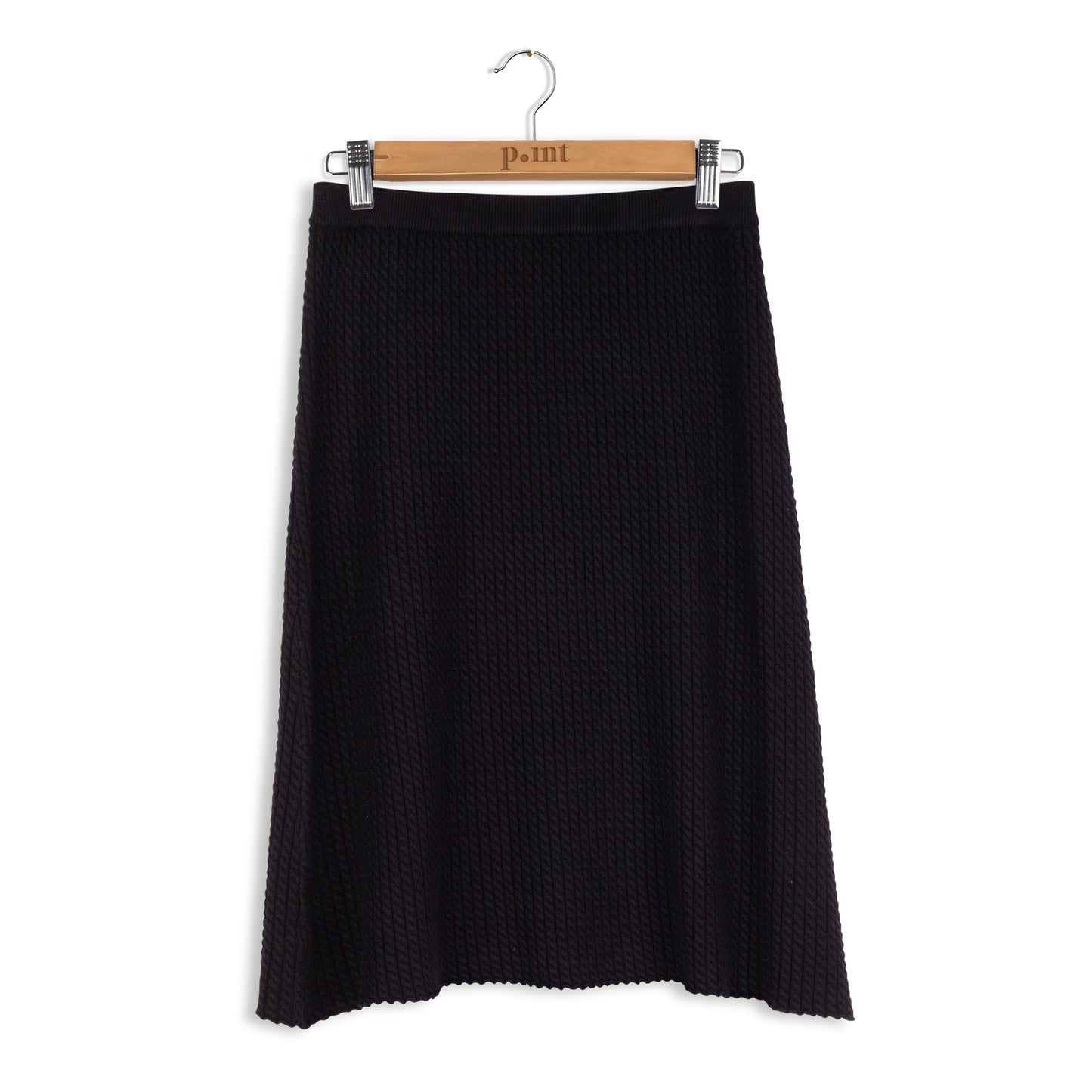 point cable aline skirt