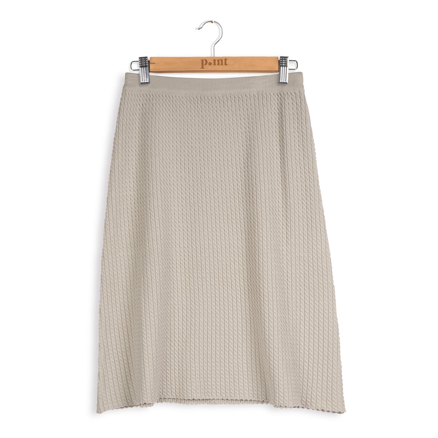 point cable aline skirt