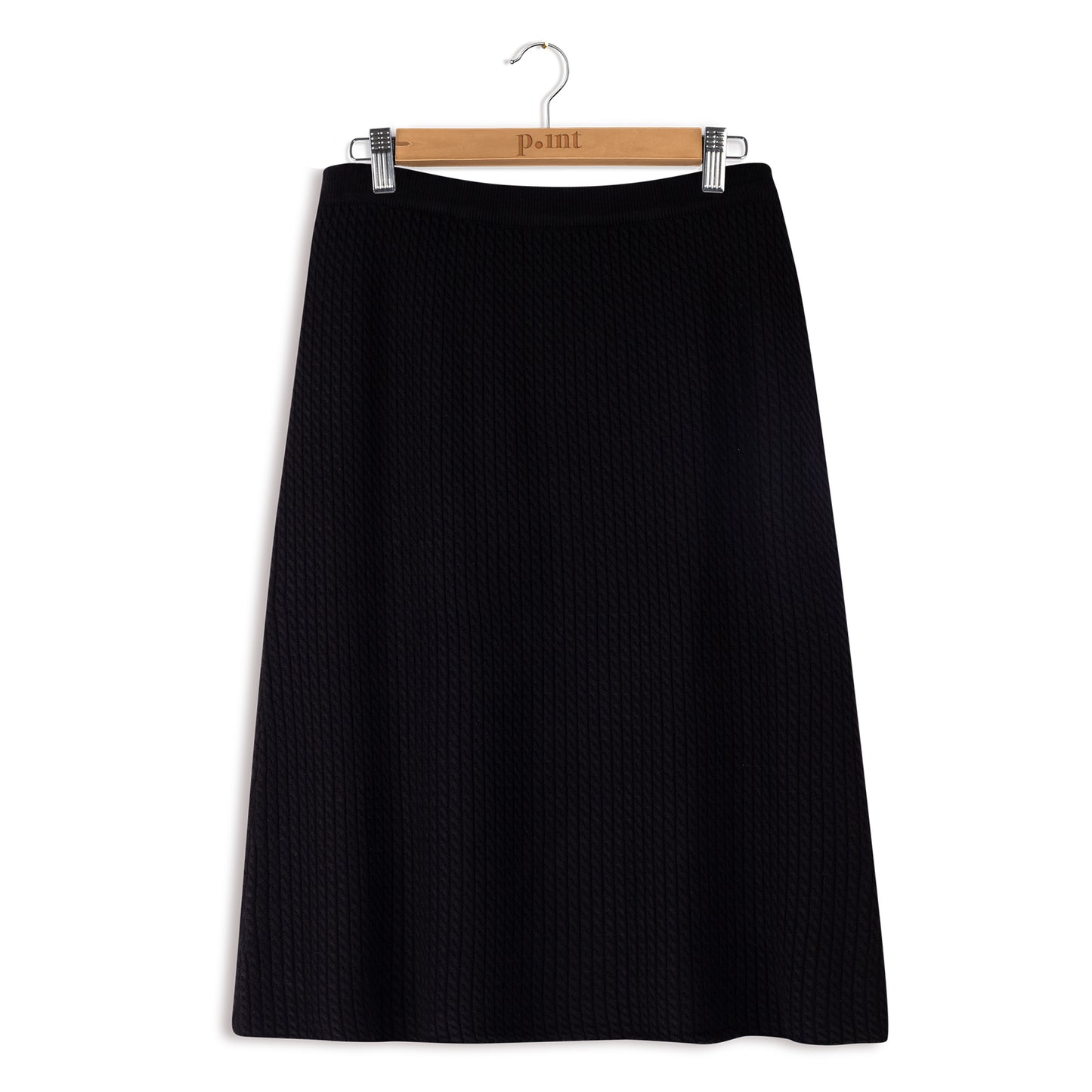 point cable aline skirt