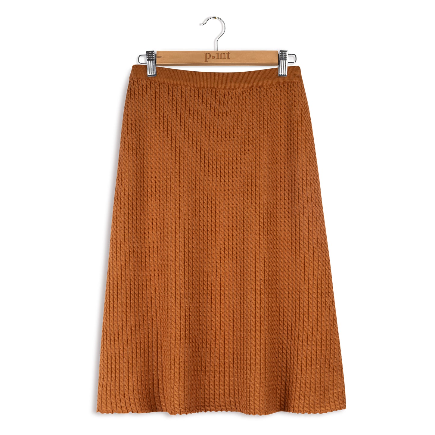 point cable aline skirt