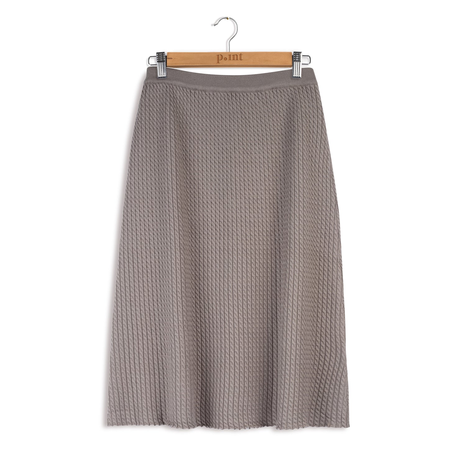 point cable aline skirt