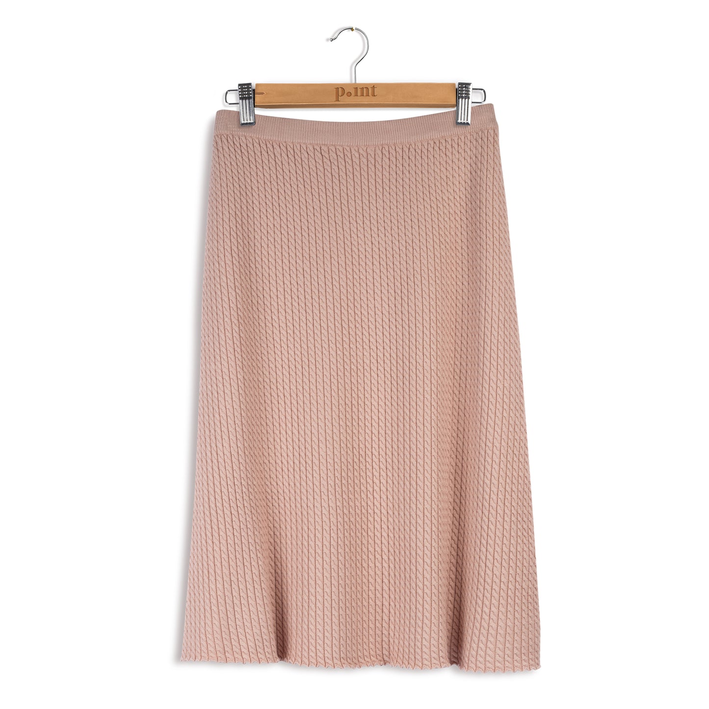 point cable aline skirt