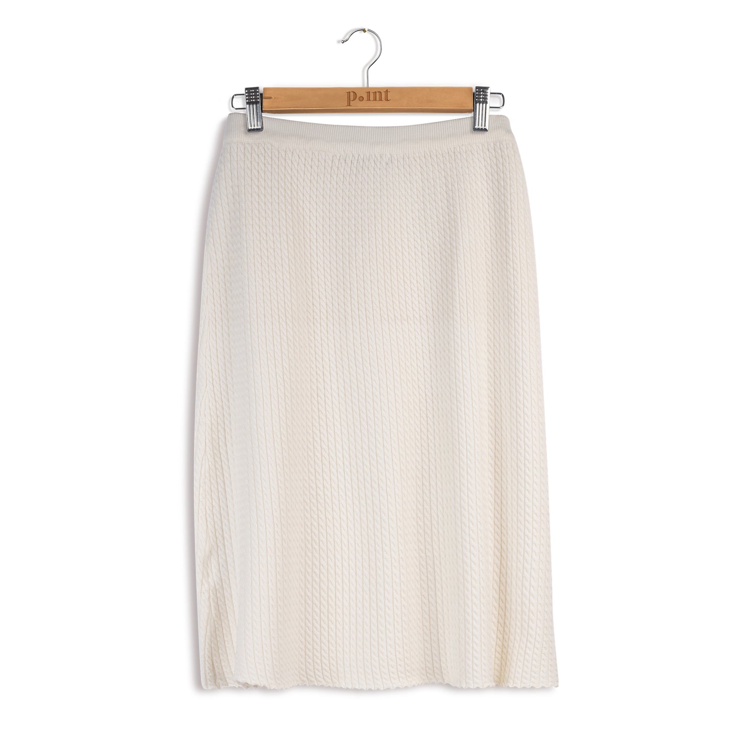 point cable aline skirt