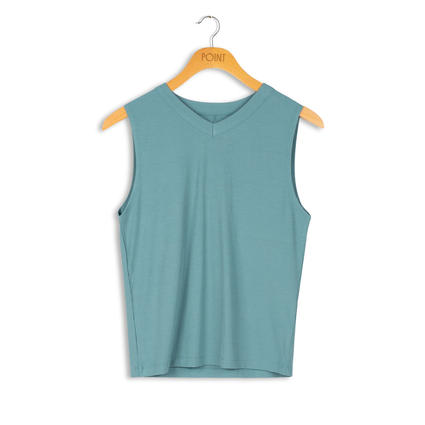 point core v-neck tank