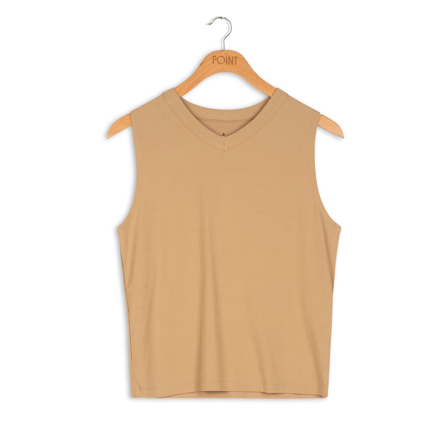 point core v-neck tank